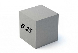 Товарный бетон B25 (М350) П4 F300 W8 (на граните)
